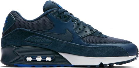 nike air max 90 leer zwart grijs blauw|Nike Air Max 90 heren.